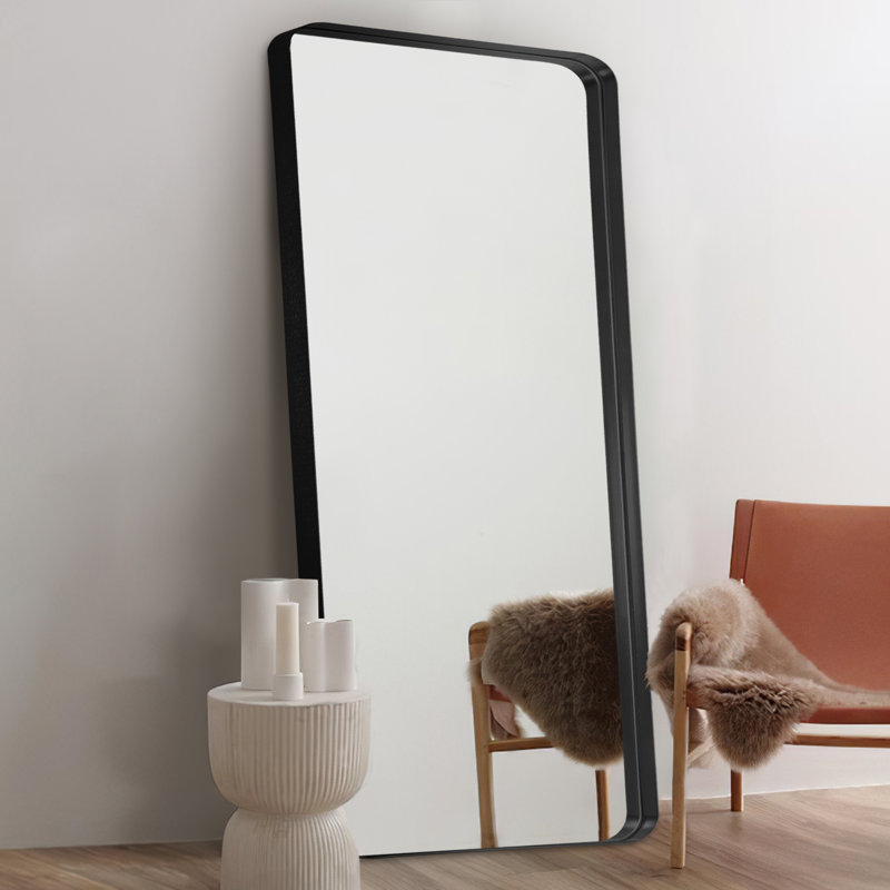 Wade Logan Anduena Rectangle Metal Mirror Reviews Wayfair